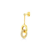 Love Link, Sterling Silver Earring (Sold INDIVIDUALLY)
