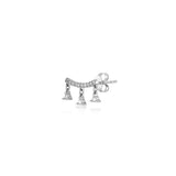 Sadaf, Sterling Silver Earring (Sold INDIVIDUALLY)
