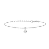 Shining Heart, Sterling Silver Bracelet