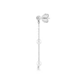 White Dreams, Sterling Silver Earring (Sold INDIVIDUALLY)
