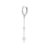 White Dreams, Sterling Silver Earring (Sold INDIVIDUALLY)