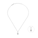 White Dreams, Heart, Sterling Silver Necklace