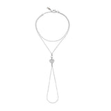 White Dreams, Heart, Sterling Silver Shahmaran