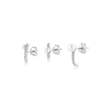 White Dreams, Earring Set, Sterling Silver Earrings Set