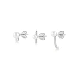 White Dreams, Earring Set, Sterling Silver Earrings Set