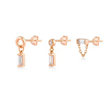Nora | Sterling Silver Earrings Set