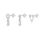 Nora, Sterling Silver Earrings Set