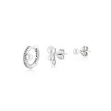 White Dreams, Earring Set, Sterling Silver Earrings Set