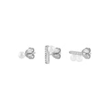 White Dreams, Serene, Sterling Silver Earrings Set