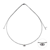 Nazar, Sterling Silver Necklace (String)
