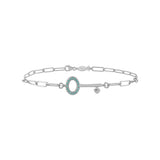 Key, Sterling Silver Bracelet
