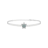 Turtle, Sterling Silver Bracelet