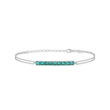Serena Mini, Sterling Silver Tennis Bracelet