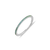 Eternity Ring, Sterling Silver Ring