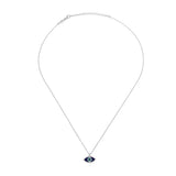 Eye, Sterling Silver Necklace