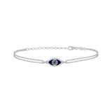 Mini Eye, Sterling Silver Bracelet