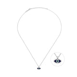 Mini Eye, Sterling Silver Necklace