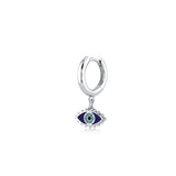 Mini Eye, Sterling Silver Earring (Sold INDIVIDUALLY)