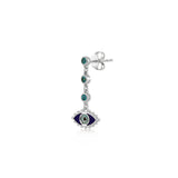 Mini Eye, Sterling Silver Earring (Sold INDIVIDUALLY)