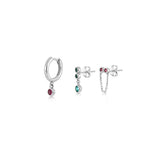 Liv, Sterling Silver Earrings Set