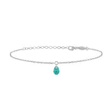Shining Pear, Sterling Silver Bracelet