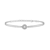 Mini Magic Disk, Sterling Silver Bracelet