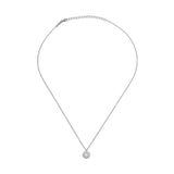 Mini Magic Disk, Sterling Silver Necklace