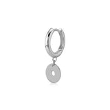 Mini Magic Disk, Sterling Silver Earring (Sold INDIVIDUALLY)