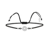 Mini Magic Disk, Sterling Silver Bracelet (String)