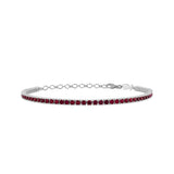 Stefanie, Sterling Silver Tennis Bracelet