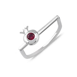 Melagrana Princess, Sterling Silver Ring