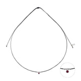 Melagrana Mini, Sterling Silver Necklace (String)