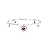 Midi Hearts Entourage | Sterling Silver Bracelet