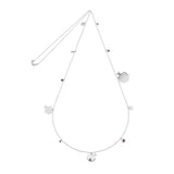 Melagrana Garden, Sterling Silver Necklace