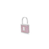 Padlock, Sterling Silver Earring (Sold INDIVIDUALLY)