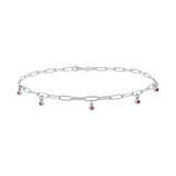 Glints, Sterling Silver Anklet