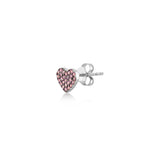 Cuore, Sterling Silver Earring (Sold INDIVIDUALLY)
