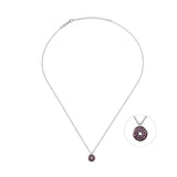 Mini Magic Disc, Sterling Silver Necklace