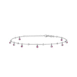 Joy, Sterling Silver Anklet