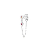 Tailed Etta, Sterling Silver Earring (Sold INDIVIDUALLY)