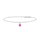 Shining Heart, Sterling Silver Bracelet