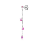 Shining Dot, Sterling Silver Earring (Sold INDIVIDUALLY)
