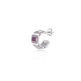 Cindy Hoop, Sterling Silver Earring (Sold INDIVIDUALLY)