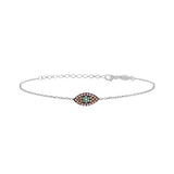 Ojo, Sterling Silver Bracelet
