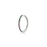Huggie Hoop, Sterling Silver Earring (Sold INDIVIDUALLY)