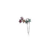 Tailed Bellatrix, Sterling Silver Earring (Sold INDIVIDUALLY)