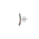 Yay, Sterling Silver Earring (Sold INDIVIDUALLY)
