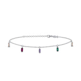 Abby, Sterling Silver Anklet