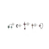Starlight, Sterling Silver Earrings Set