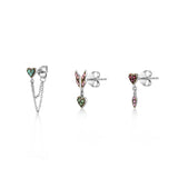 Elena, Sterling Silver Earrings Set